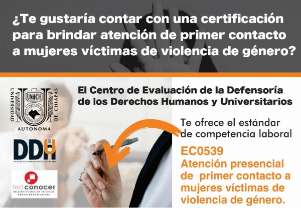 Curso de Alineación EC0539 Atención Presencial de Primer Contacto a Mujeres Víctimas de Violencia de Género